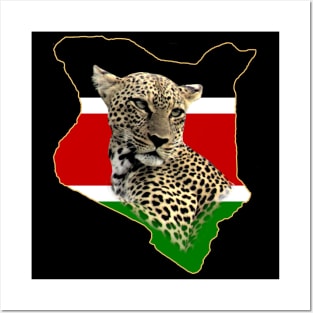 Kenya Leopard - Big Cat - Africa Posters and Art